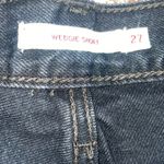 Levi's Levi’s Women’s Sz 27 Black Wedgie Shorts High Rise Cut Offs Rhinestones Photo 2