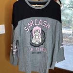 Torrid NWOT Ripple Junction Gray MTV Daria Sarcasm High School LS Varsity Tee Size 2X Photo 5