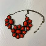 Charming Charlie Bib Statement Necklace in Coral Photo 1