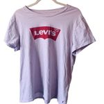 Levi's Lavender / Pink T- Shirt Logo Tee Photo 1
