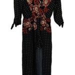 Chelsea and Violet Chelsea Violet‎ Sheer Boho Maxi Romper Floral Festival Small Photo 0