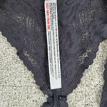 Free People Intimately Womens Bralette L Black Lace Stretch Racerback Pullover Photo 11