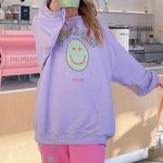 Lavender Graphic Sweatshirt Purple Size L Photo 2