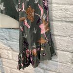 NWT Bel Kazan Women's XS Ophelia Blouse In Gray Ask Batik Photo 2