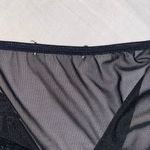 black mesh bustier mini dress Photo 2