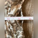 Spell & The Gypsy Leopard Print button detail ruffledAda Gown Size XSmall Boho Tan Photo 8