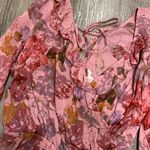 Mossimo Supply Co Romantic Italian countryside romper long sleeve floral pink small Photo 5