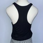 Victoria's Secret VICTORIA’S SECRET Black Floral Knit Racer Tank Fit & Flare Mini Dress Small Photo 8