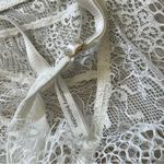 Gooseberry Intimates Bralette lace innocence longline womens White (small) sheer Photo 2