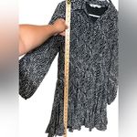 ZARA  Black and White Patterned Long Sleeve Dress,Size S Photo 8