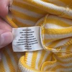 Anthropologie Sparrow EUC Yellow and White Striped Sweater Size M Photo 3