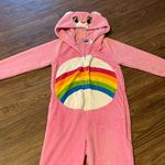 Care Bears Adult Onesie Pajamas Pink With Rainbow Size X-Small Photo 13