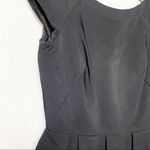 French Connection Scoopneck Bell Skirt Black Dress Size 4 Photo 4