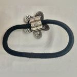 Brighton Hair Tie Metal Charm Retired Chunky Flower Photo 3
