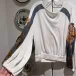 Free People Casual Clash Top in Ivory Photo 2