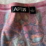 Apt. 9  Pink Paisley Y2K Beaded V-Neck Short Sleeved T-Shirt Photo 2