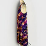 Tiana B . marble colorful maxi dress size L Photo 2
