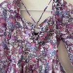 French Connection  Floral Blouse in‎ Purple and Pink Photo 1