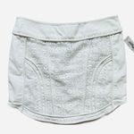 Endless Rose NWT Womens White Lace Detail Denim Jean Skirt - Sz L Photo 0