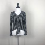 Good Luck Gem Top Striped Tie Front Photo 2