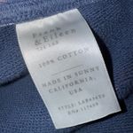 Frank & Eileen Women’s Large Catherine Favorite Sweatpants Cropped Navy Bleach Blue Photo 5