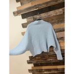Maeve Anthropologie  Athena Cowl Neck Blue Sweater sz S Photo 3