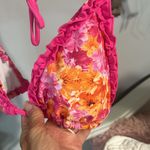 Pink Ruffle Floral Bikini Top Size undefined Photo 2
