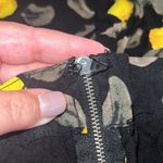 L'ATISTE Black Lemon Print High Waisted Lined Swing Shorts Size Medium Photo 4