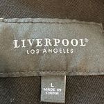 Liverpool Jean Co. Black Knit Denim Jacket New! Photo 9