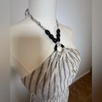 Steve Madden ‘Mary Beth’ Pinstripe Sleeveless Dress Cotton Linen Women’s Size XS Photo 7