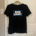 Bella Canvas  Women’s Short Sleeve Bud Light T-Shirt in Black Photo 0
