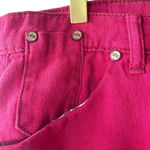 One Teaspoon  Vanguard High Waist Denim Skirt in Red Envy Size 27 Photo 8