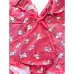 We are HAH | NWT | Butterfly Printed Bodysuit | Cheap Perfume Wino | Sz XL Red Photo 4
