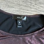 AQUA  metallic long sleeve top Photo 1