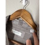 Equipment Femme Houndstooth Button Up Shirt Womens Sz S Professional Career White Photo 3