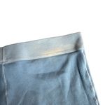 SKIMS Womens M Logo Band Boyfriend Biker Shorts Light Blue Ribbed Loungewear PJ Photo 5