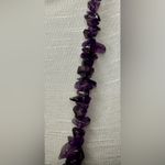 Artisan  amethyst chip bead single strand necklace Photo 1