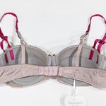 NEW Mimi Holliday 36C Silk Chiffon Balcony Bra Lingerie Polka Dot Damaris Bows Size undefined Photo 4