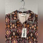 NWT Savanna Jane Printed Aztec Western Corduroy Jacket with Rhinestone Photo 6