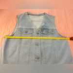 SHEIN Blue Denim Vest Size 2XL Photo 9