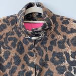 Betsey Johnson Betsy Johnson Leopard Printed Wool Blend Coat Size: Petite Small Photo 2