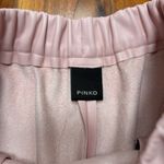 PINKO Pink Faux Leather Shorts 6 Photo 5