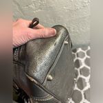 Coach Vintage  Metallic Shoulder Bag w deep brown trim. Photo 7