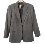 Sag Harbor SAG‎ HARBOR Vintage Wool Oversized Blazer Gray Sz 14 Photo 0
