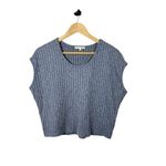 Z Supply  Women’s Shoreline Rib Top in Dusty Navy Size XS Photo 2