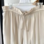 Jacqueline Ferrar  Silk Wide Leg Ivory Pants Photo 1