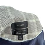 J.Crew Devon Blazer Plaid Italian Stretch Tollegno Wool Blend Gray Size 0P Photo 10