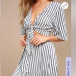 NWOT Plein de Vie Grey Striped Two Photo 3