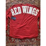 Detroit Red Wings Large Spirit Jersey RED WINGS Spell Out Puffy Letters NWT Photo 1