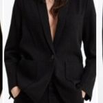 ZARA Oversized Linen Blend Blazer Photo 2